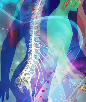 Panel detail from UP/DOWN in the UCSD Biomedical Library